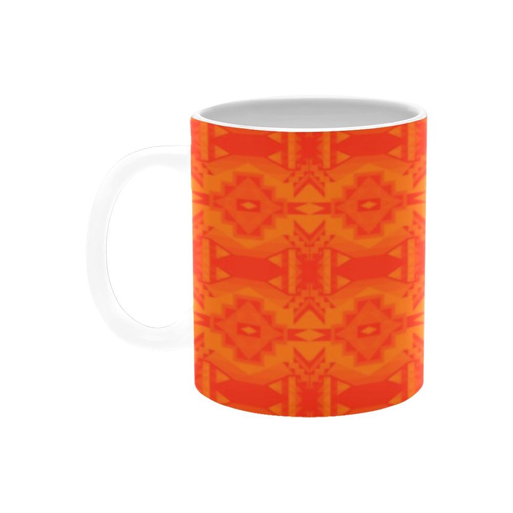 Fancy Orange Bring Them Home White Mug(11OZ) White Mug e-joyer