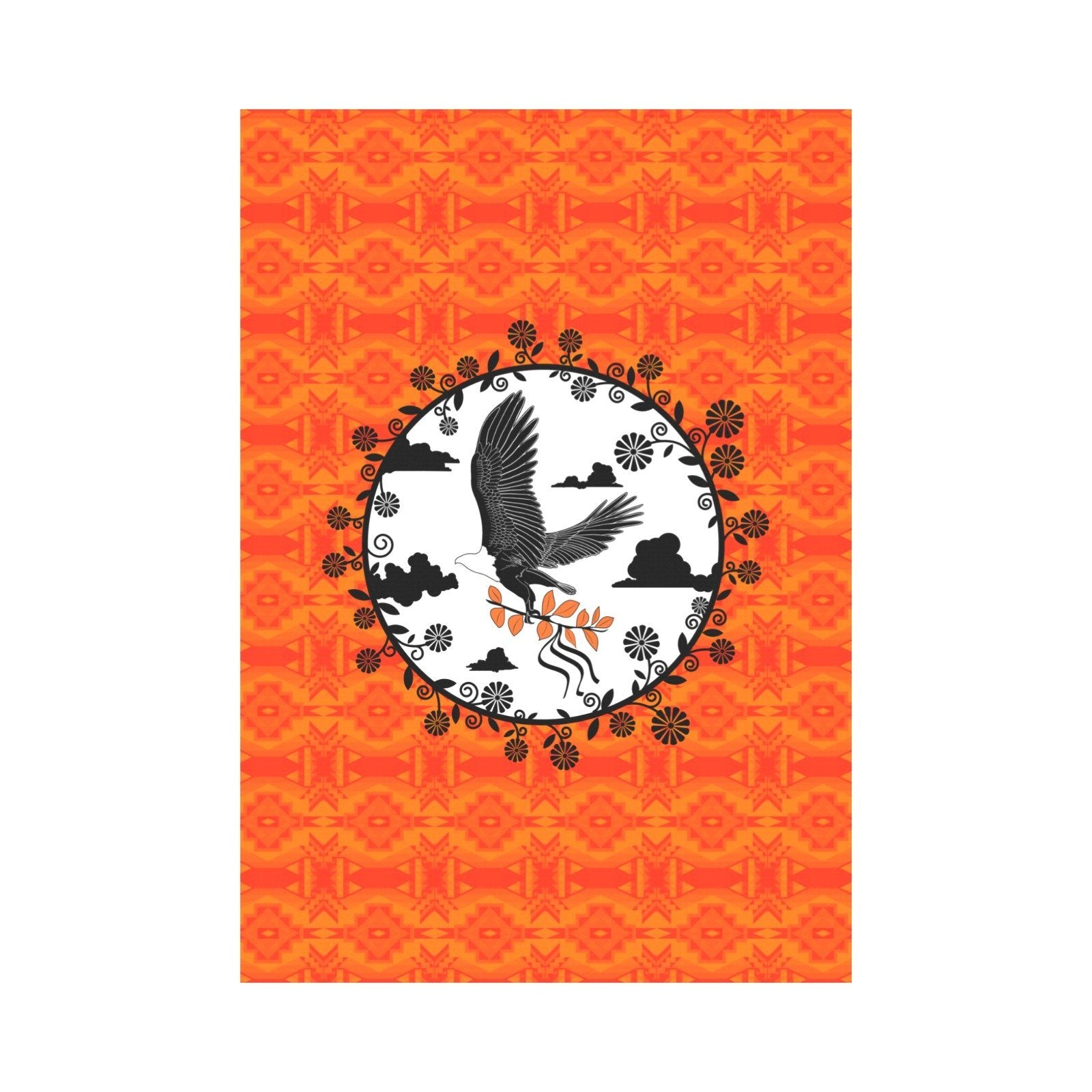 Fancy Orange - Carrying Their Prayers Garden Flag 28''x40'' (Two Sides Printing) Garden Flag 28‘’x40‘’ (Two Sides) e-joyer