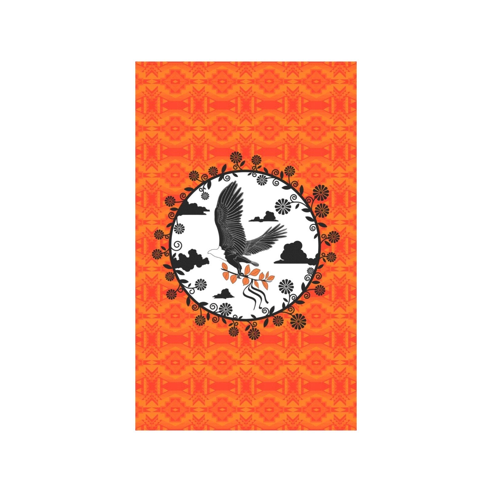 Fancy Orange - Carrying Their Prayers Garden Flag 36''x60'' (Two Sides Printing) Garden Flag 36‘’x60‘’ (Two Sides) e-joyer