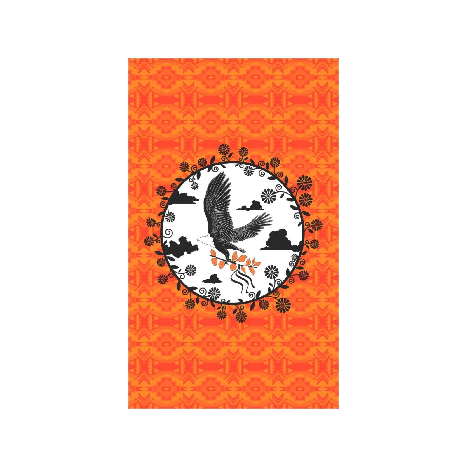 Fancy Orange - Carrying Their Prayers Garden Flag 36''x60'' (Two Sides Printing) Garden Flag 36‘’x60‘’ (Two Sides) e-joyer 