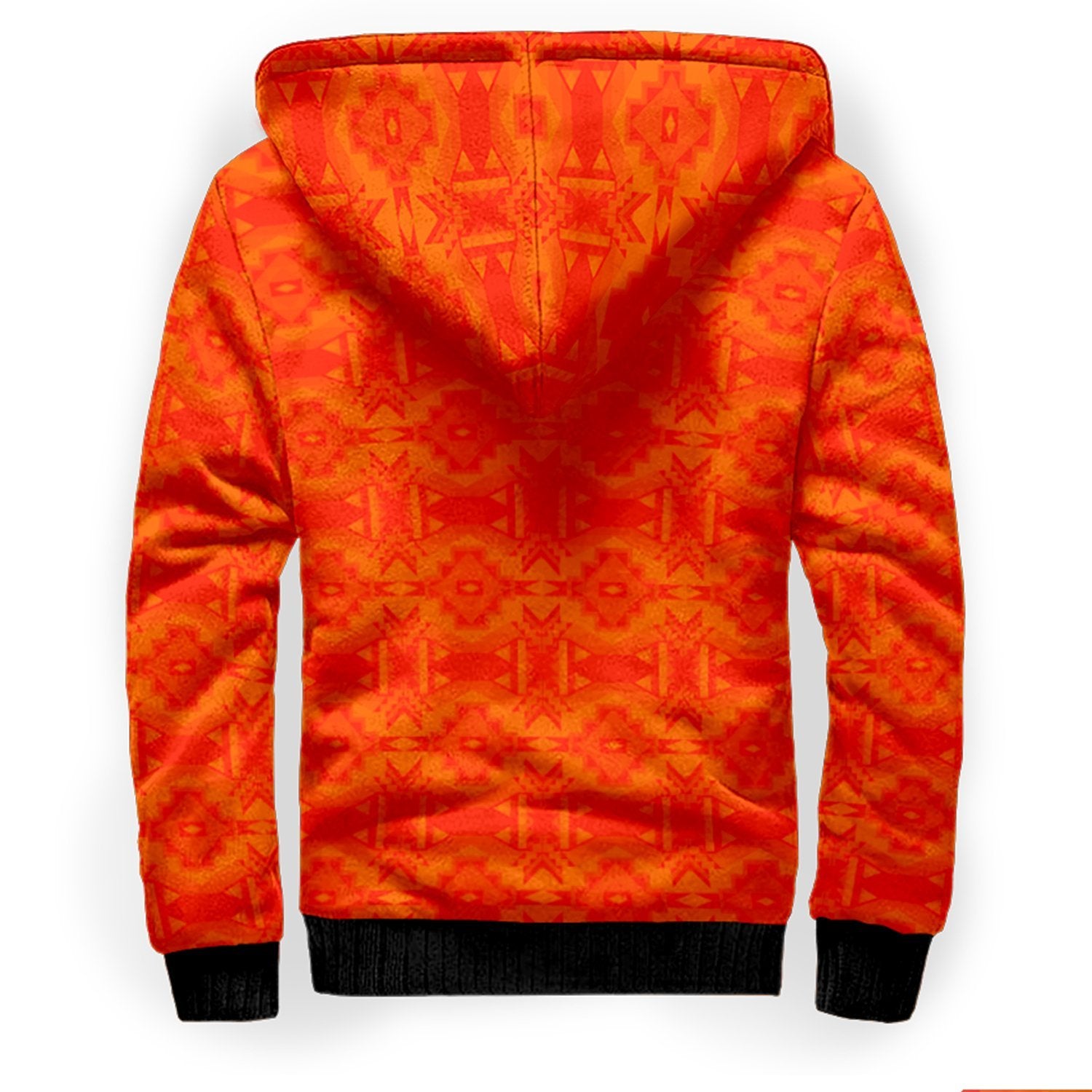 Fancy Orange Orange Sherpa Hoodie hoodie Herman