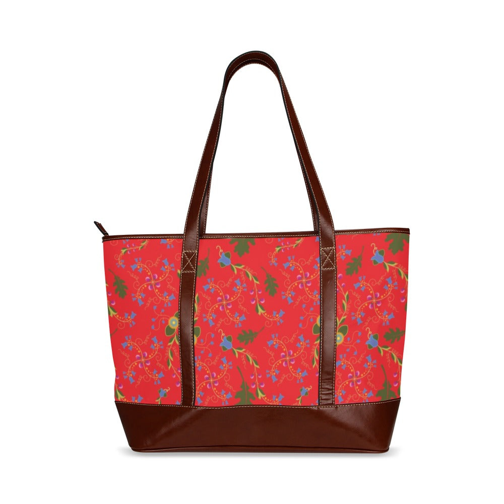 Vine Life Scarlet Tote Handbag