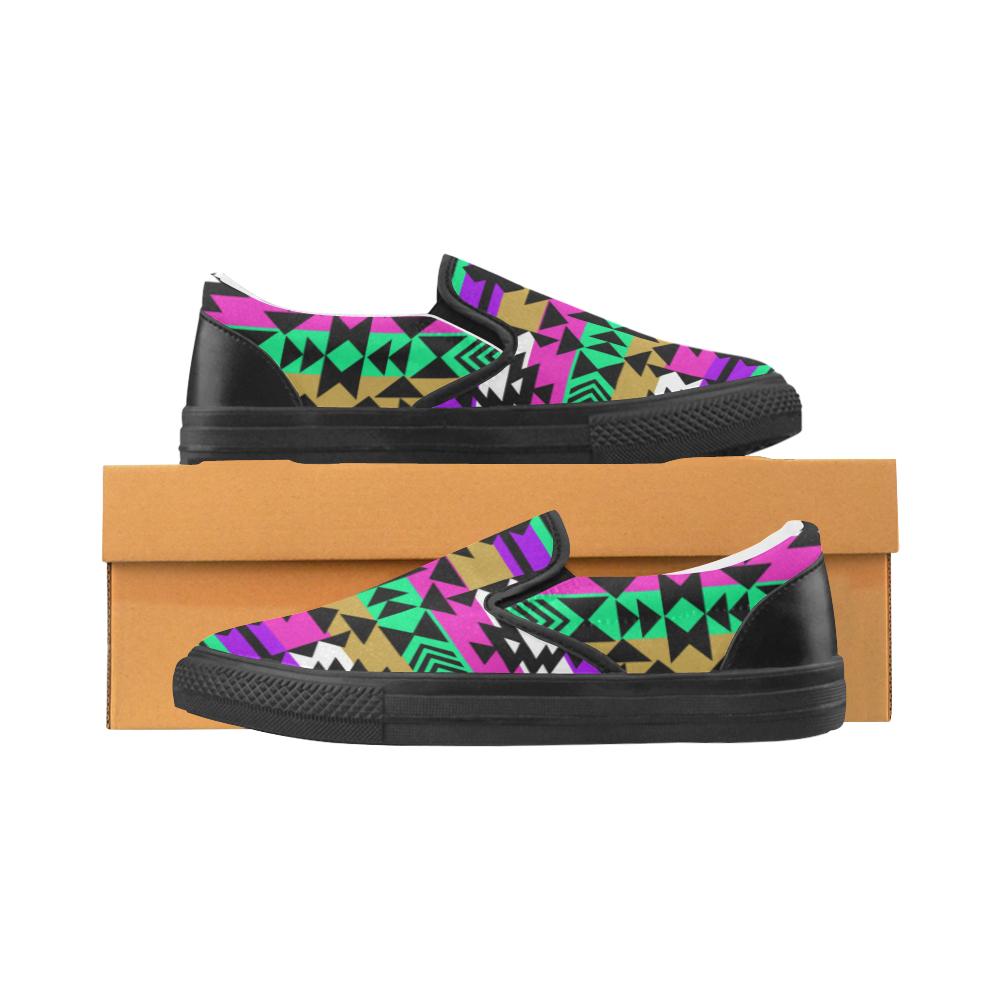 Final Grand Entry Women's Unusual Slip-on Canvas Shoes (Model 019) Women's Unusual Slip-on Canvas Shoes (019) e-joyer