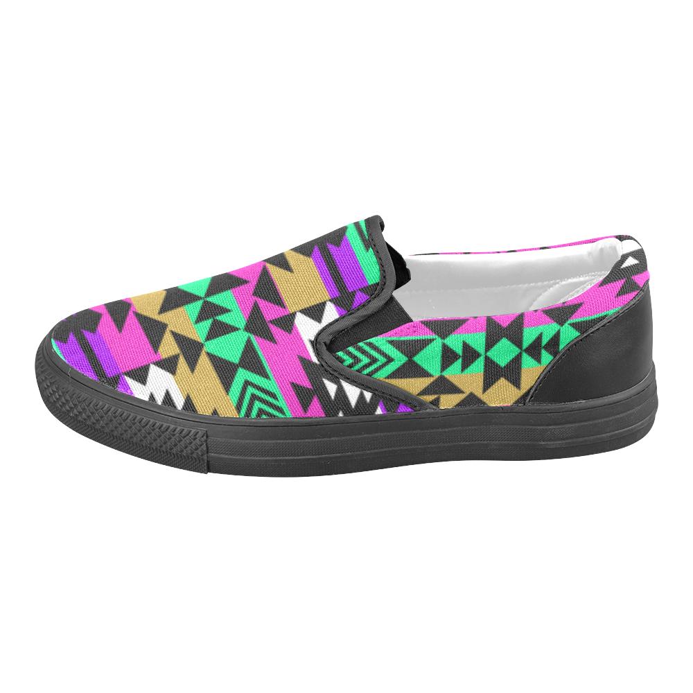 Final Grand Entry Women's Unusual Slip-on Canvas Shoes (Model 019) Women's Unusual Slip-on Canvas Shoes (019) e-joyer