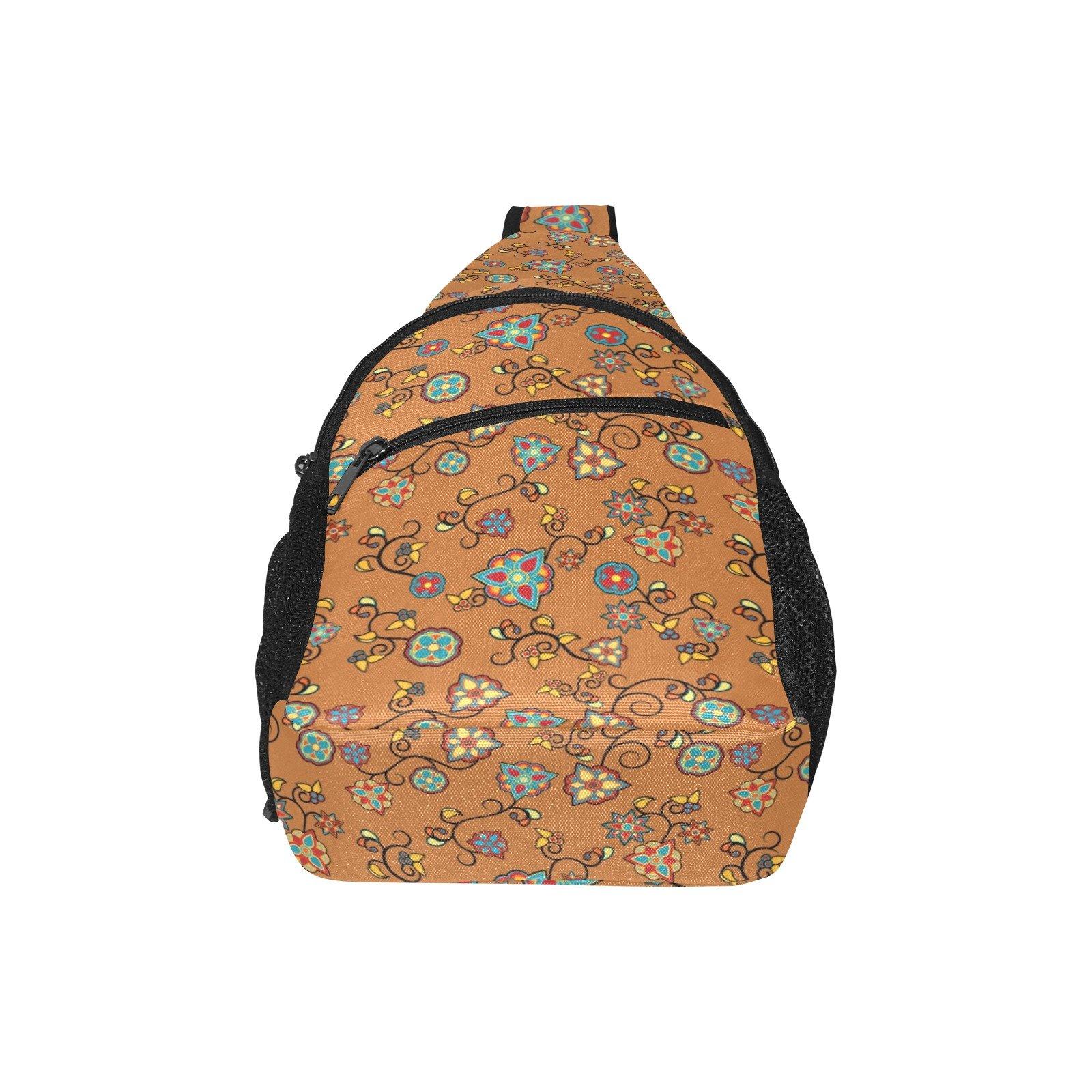 Fire Bloom Light All Over Print Chest Bag (Model 1719) All Over Print Chest Bag (1719) e-joyer