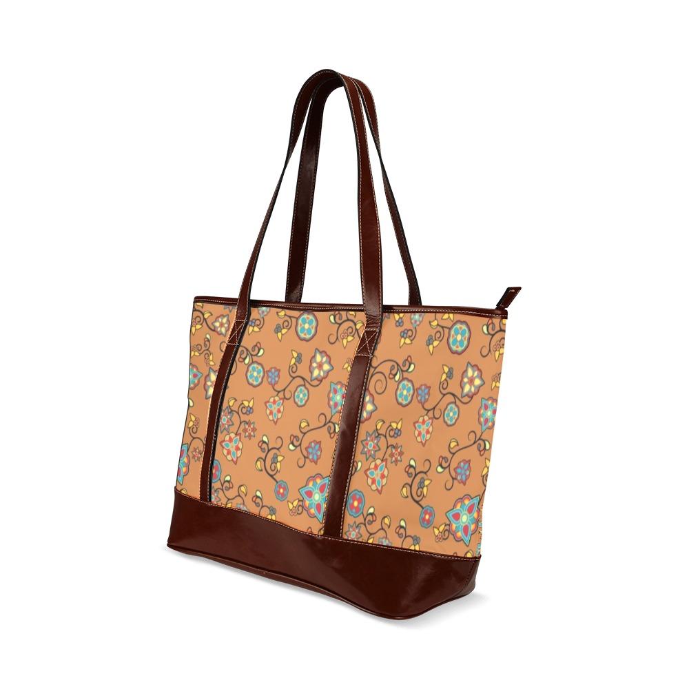 Fire Bloom Light Tote Handbag (Model 1642) Tote Handbags (1642) e-joyer