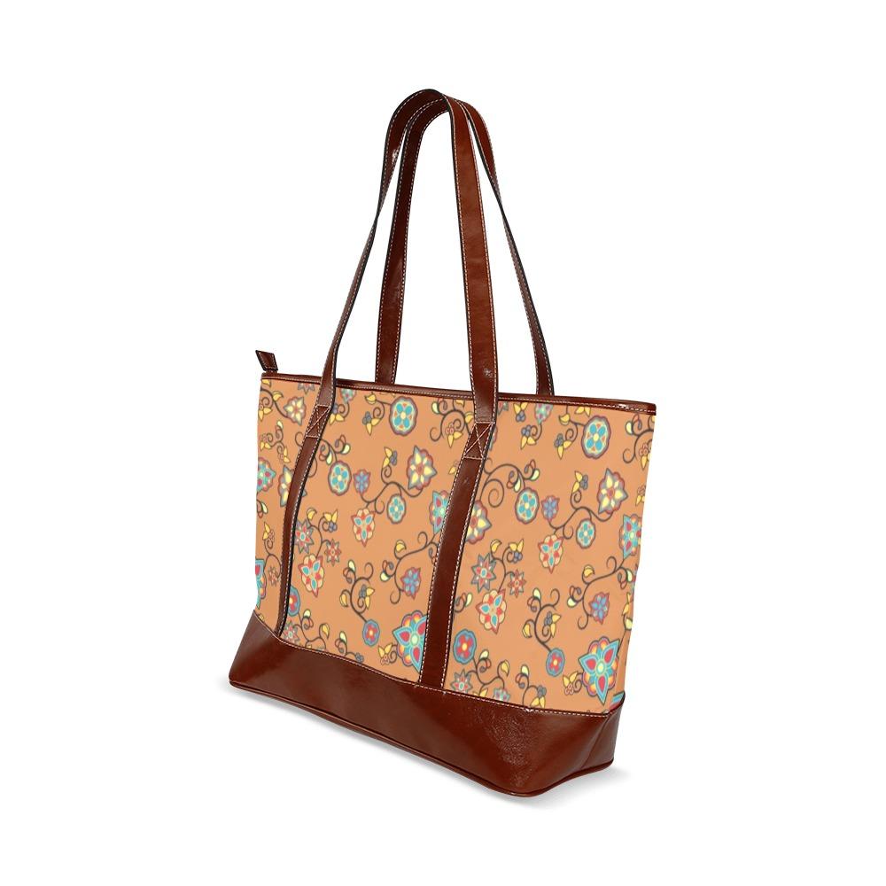 Fire Bloom Light Tote Handbag (Model 1642) Tote Handbags (1642) e-joyer