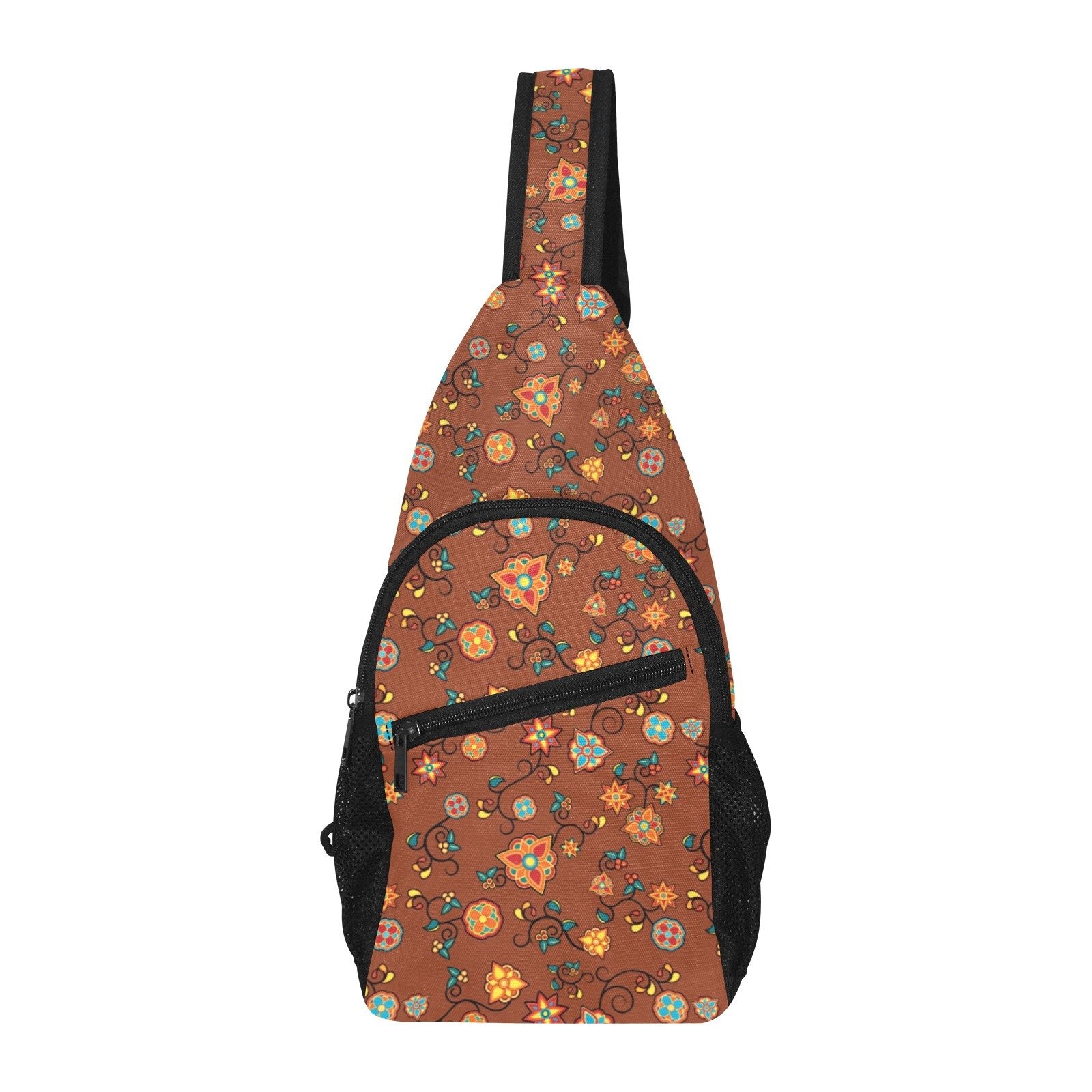 Fire Bloom Shade All Over Print Chest Bag (Model 1719) All Over Print Chest Bag (1719) e-joyer