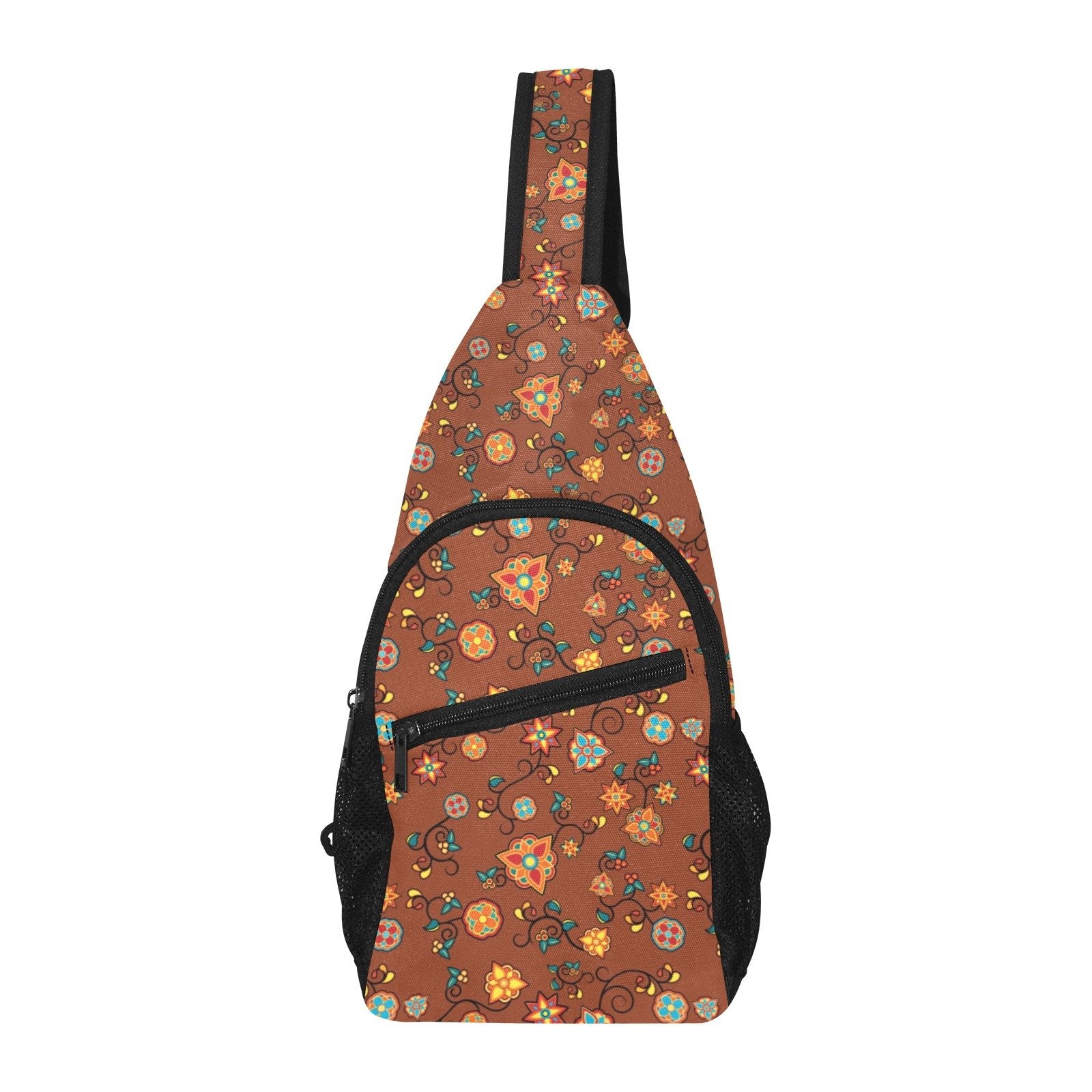 Fire Bloom Shade All Over Print Chest Bag (Model 1719) All Over Print Chest Bag (1719) e-joyer 