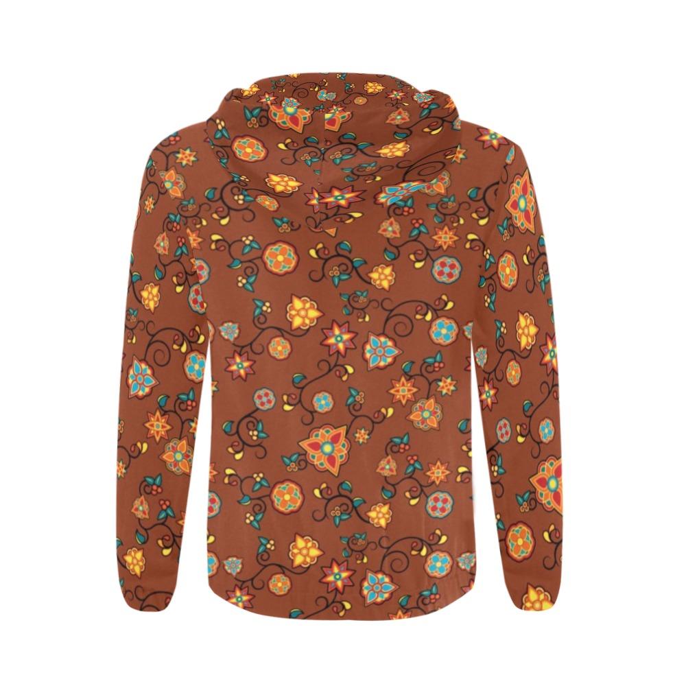 Fire Bloom Shade All Over Print Full Zip Hoodie for Men (Model H14) All Over Print Full Zip Hoodie for Men (H14) e-joyer