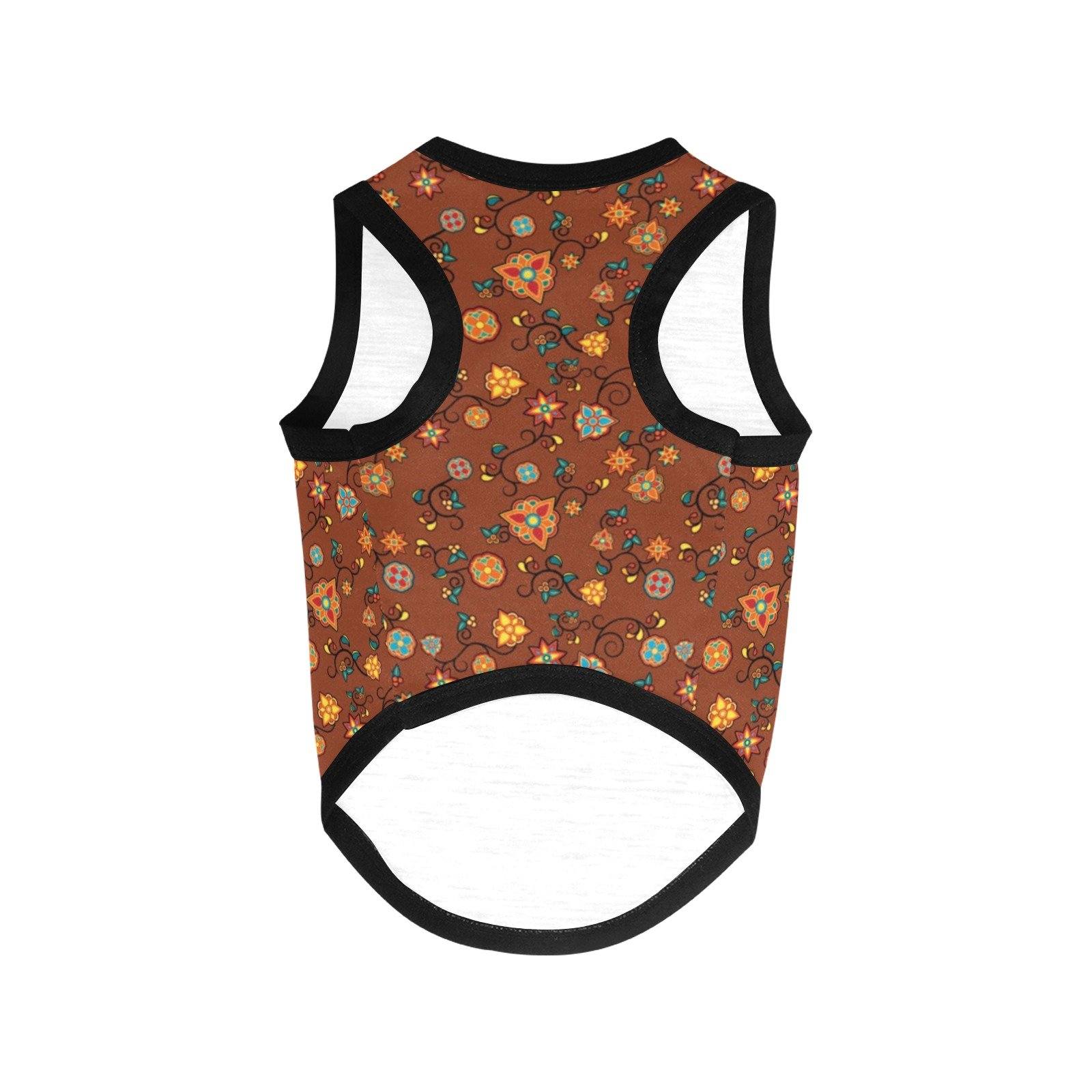 Fire Bloom Shade All Over Print Pet Tank Top Pet Tank Top e-joyer