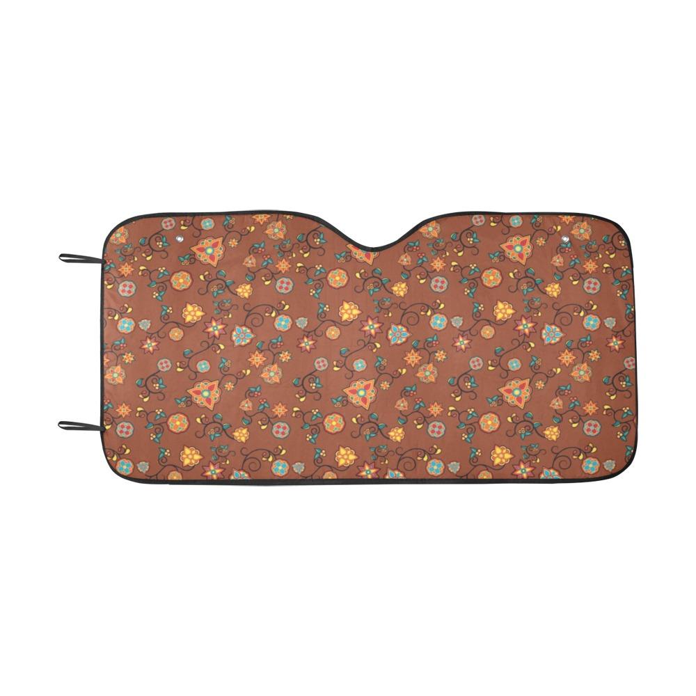 Fire Bloom Shade Car Sun Shade 55"x30" Car Sun Shade e-joyer