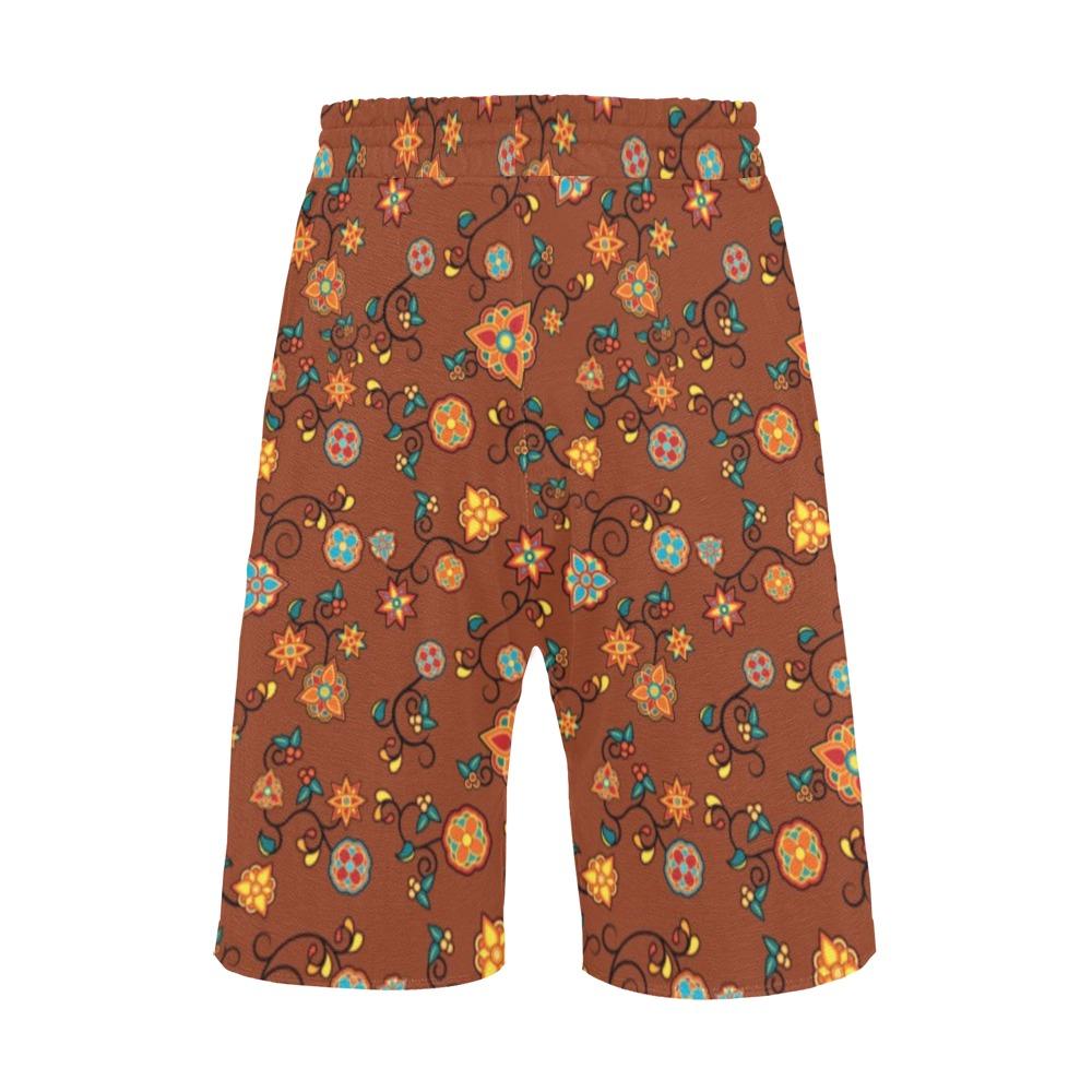 Fire Bloom Shade Men's All Over Print Casual Shorts (Model L23) Men's Casual Shorts (L23) e-joyer
