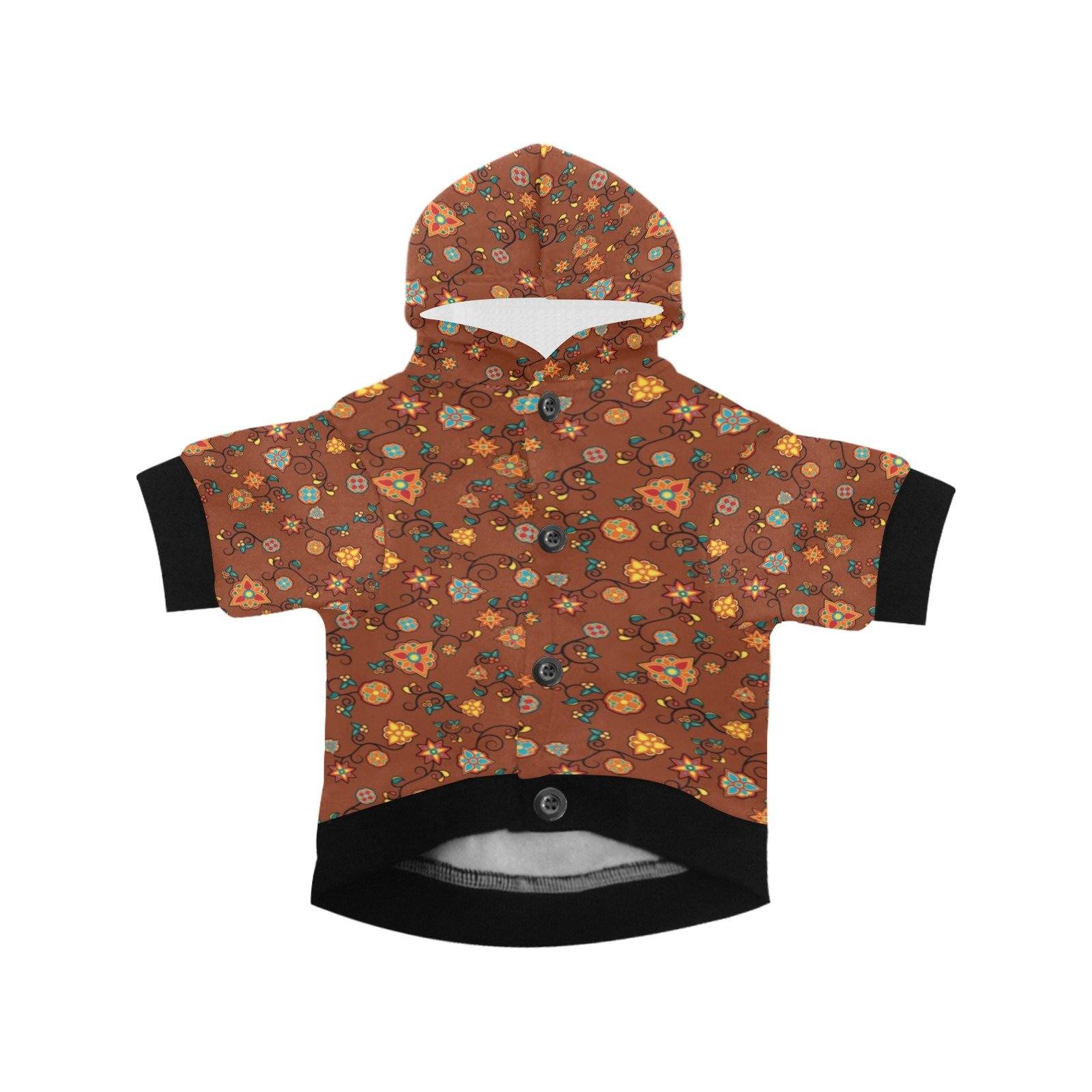 Fire Bloom Shade Pet Dog Hoodie Pet Dog Hoodie e-joyer
