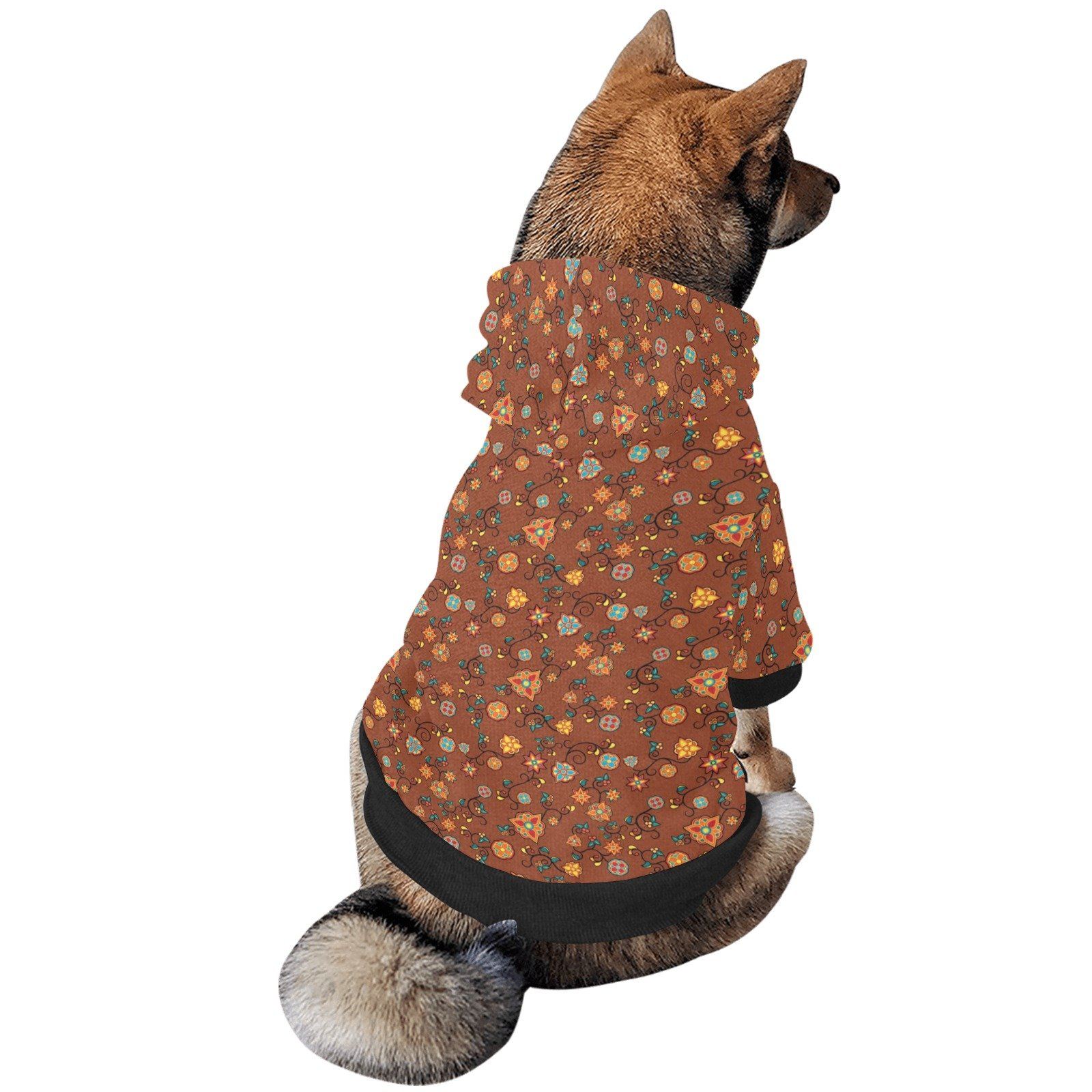 Fire Bloom Shade Pet Dog Hoodie Pet Dog Hoodie e-joyer