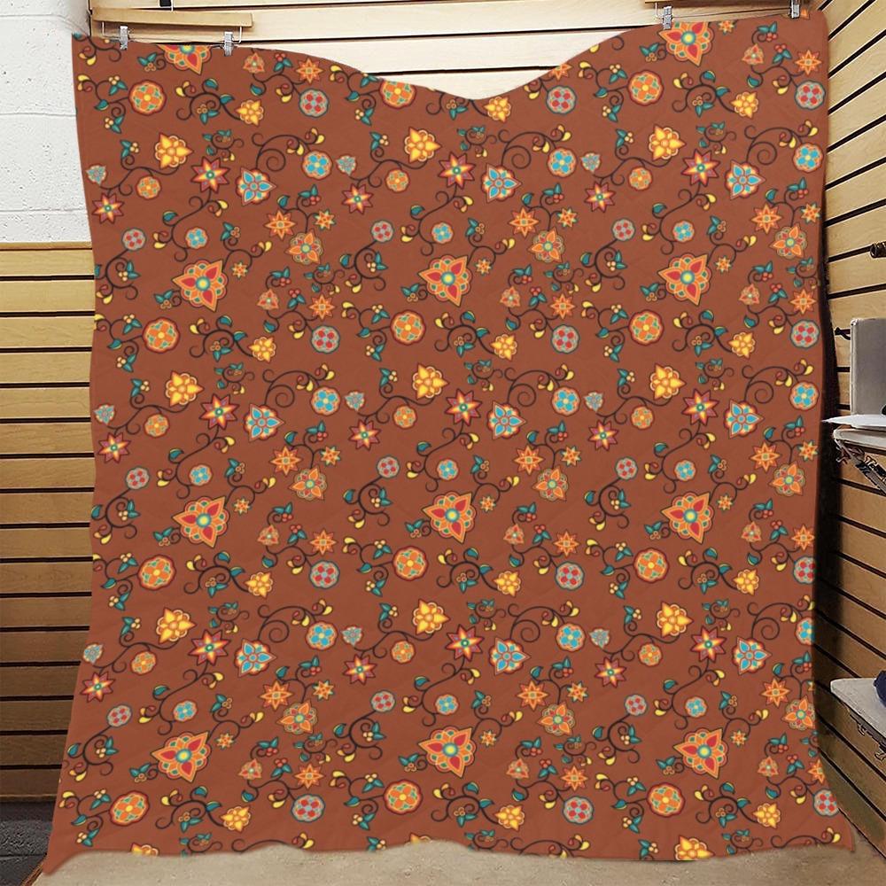 Fire Bloom Shade Quilt 70"x80" Quilt 70"x80" e-joyer 