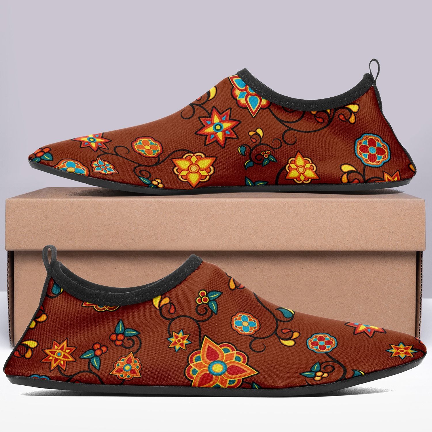 Fire Bloom Shade Sockamoccs Slip On Shoes Herman