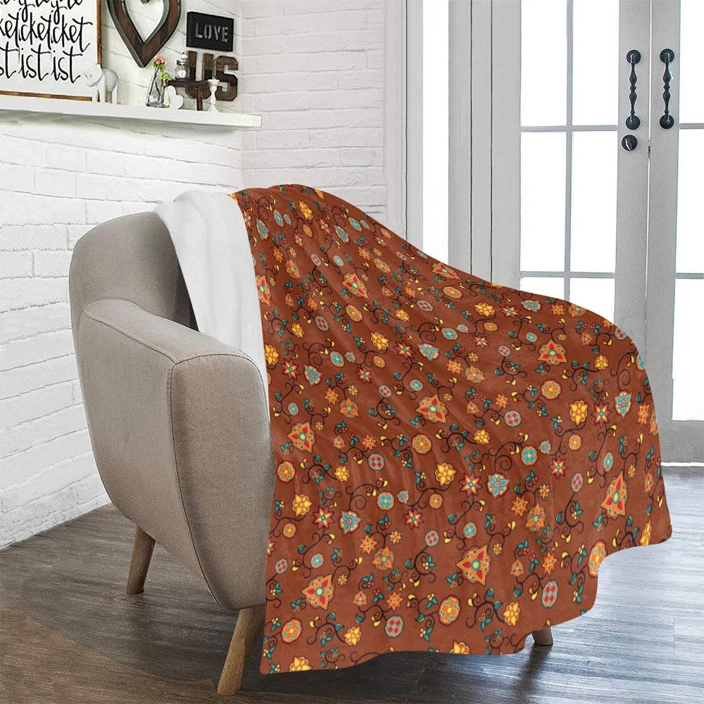 Fire Bloom Shade Ultra-Soft Micro Fleece Blanket 50"x60" Ultra-Soft Blanket 50''x60'' e-joyer 