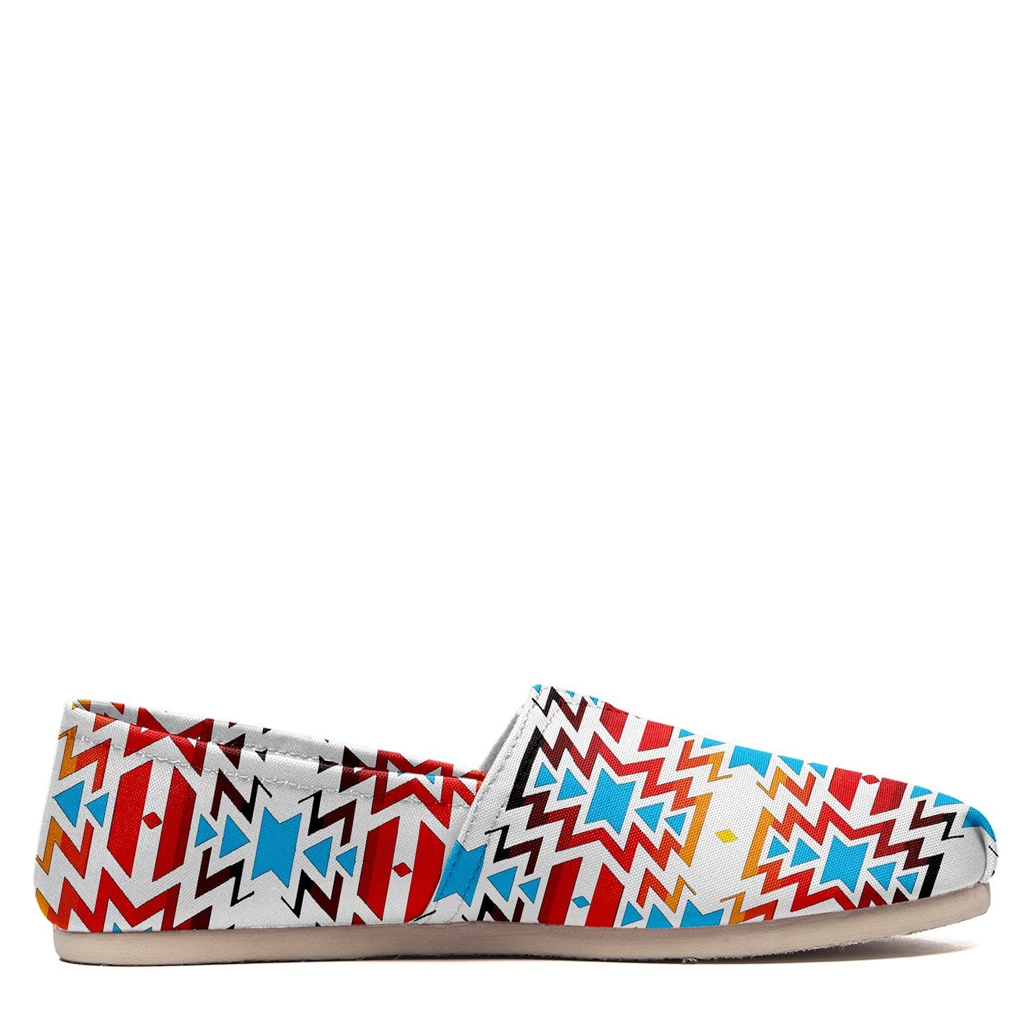 Fire Colors and Sky Casual Unisex Slip On Shoe Herman 