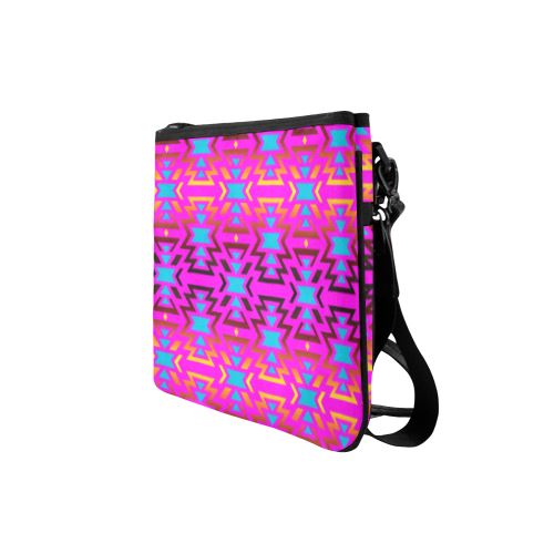 Fire Colors and Sky Cotton Candy Slim Clutch Bag (Model 1668) Slim Clutch Bags (1668) e-joyer
