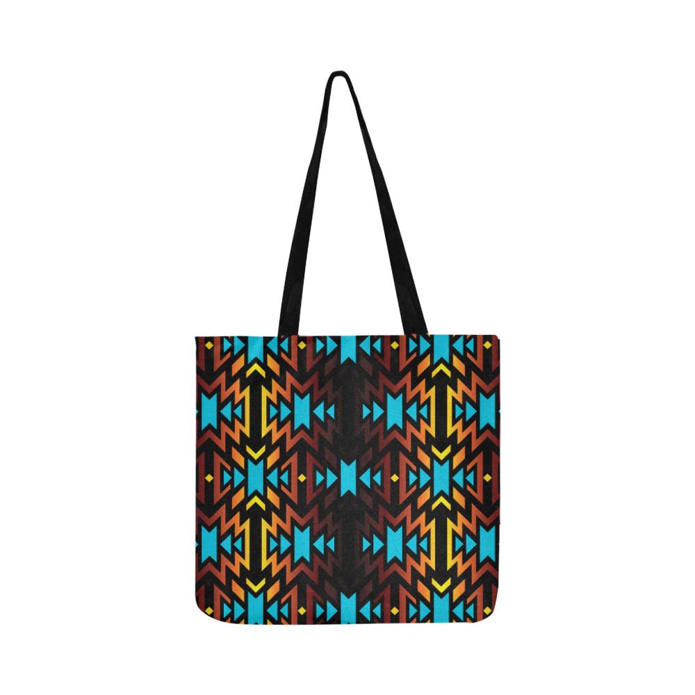 Fire Colors and Sky III Reusable Shopping Bag Model 1660 (Two sides) Shopping Tote Bag (1660) e-joyer