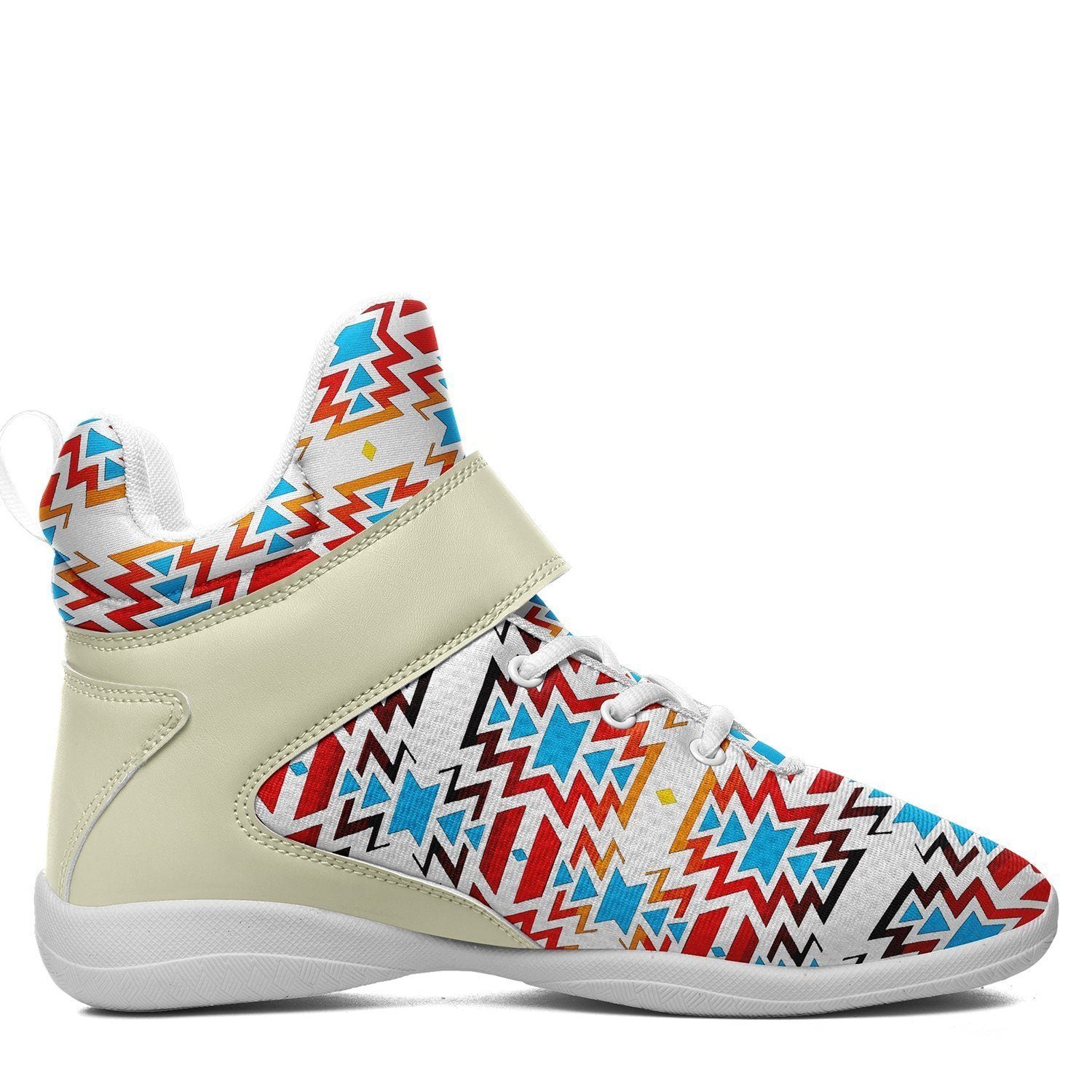 Fire Colors and Sky Kid's Ipottaa Basketball / Sport High Top Shoes 49 Dzine