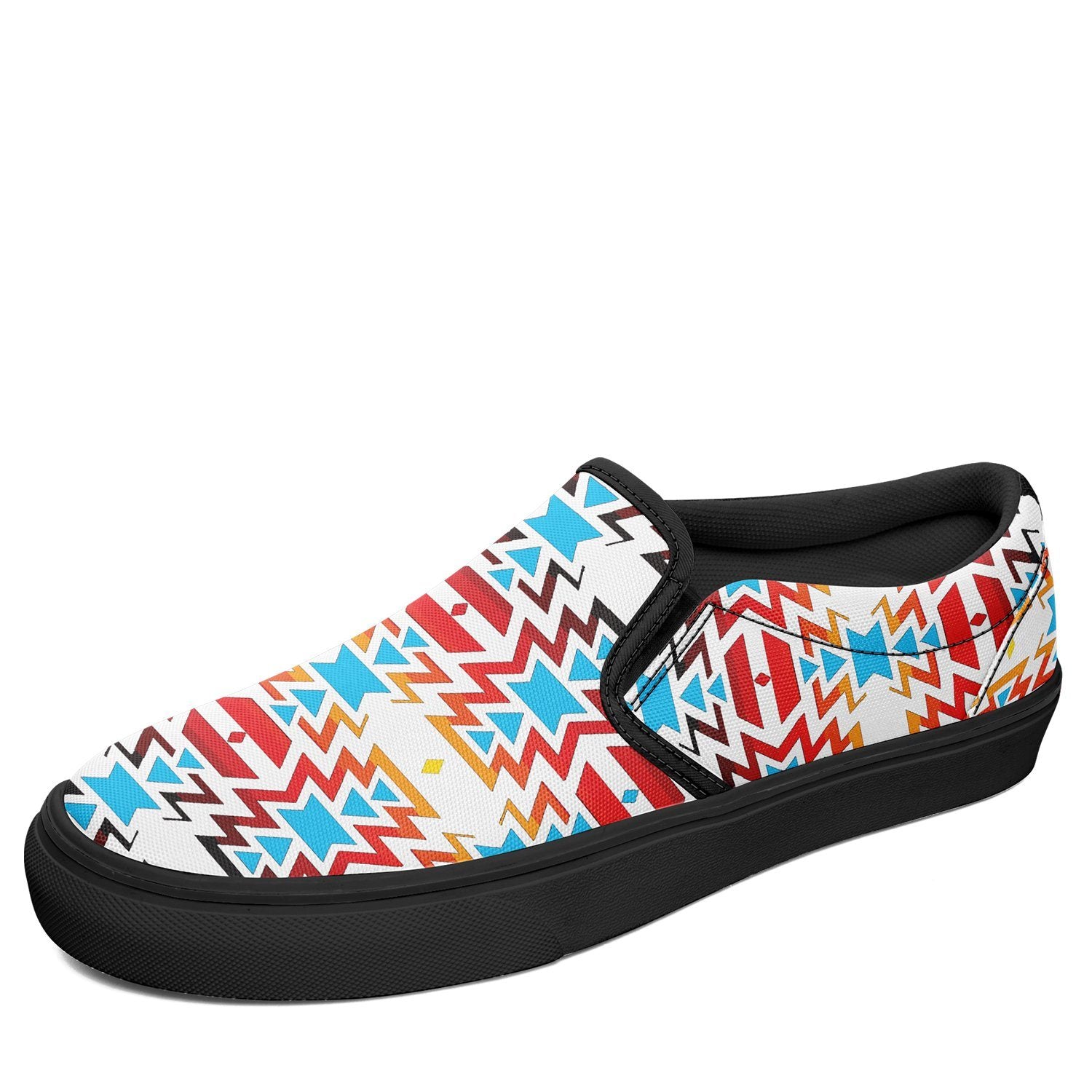 Fire Colors and Sky Otoyimm Canvas Slip On Shoes 49 Dzine 