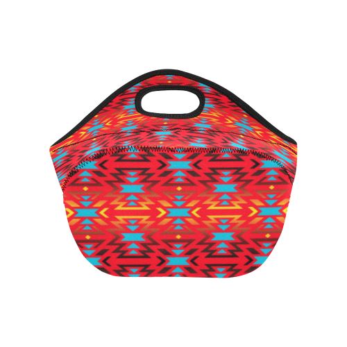 Fire Colors and Sky Sierra Neoprene Lunch Bag/Small (Model 1669) Neoprene Lunch Bag/Small (1669) e-joyer