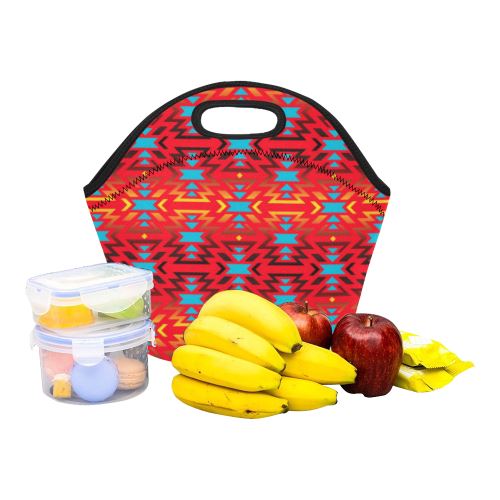 Fire Colors and Sky Sierra Neoprene Lunch Bag/Small (Model 1669) Neoprene Lunch Bag/Small (1669) e-joyer