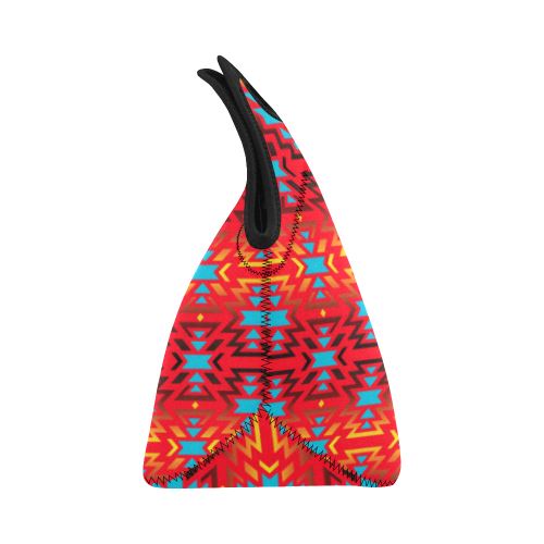 Fire Colors and Sky Sierra Neoprene Lunch Bag/Small (Model 1669) Neoprene Lunch Bag/Small (1669) e-joyer
