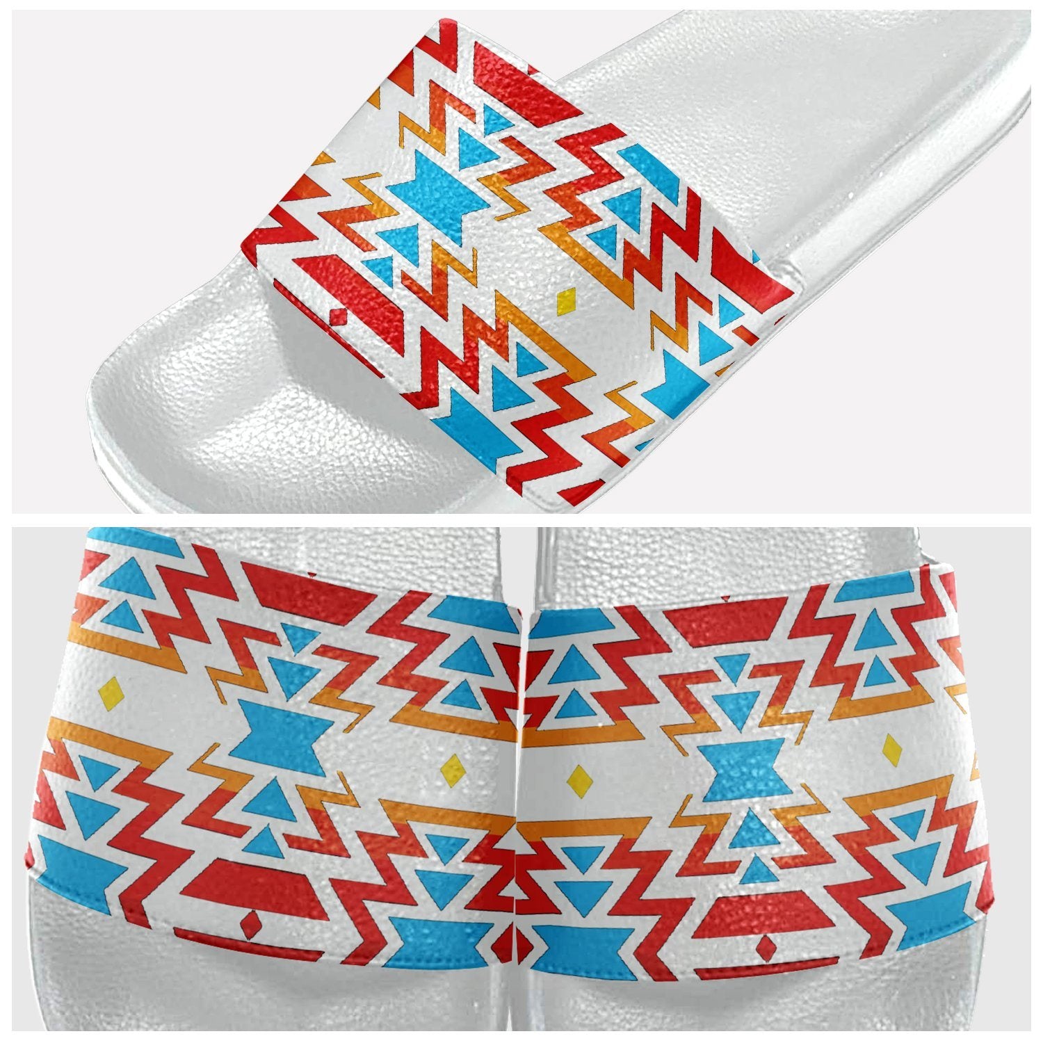 Fire Colors and Sky Slide Sandals 49 Dzine