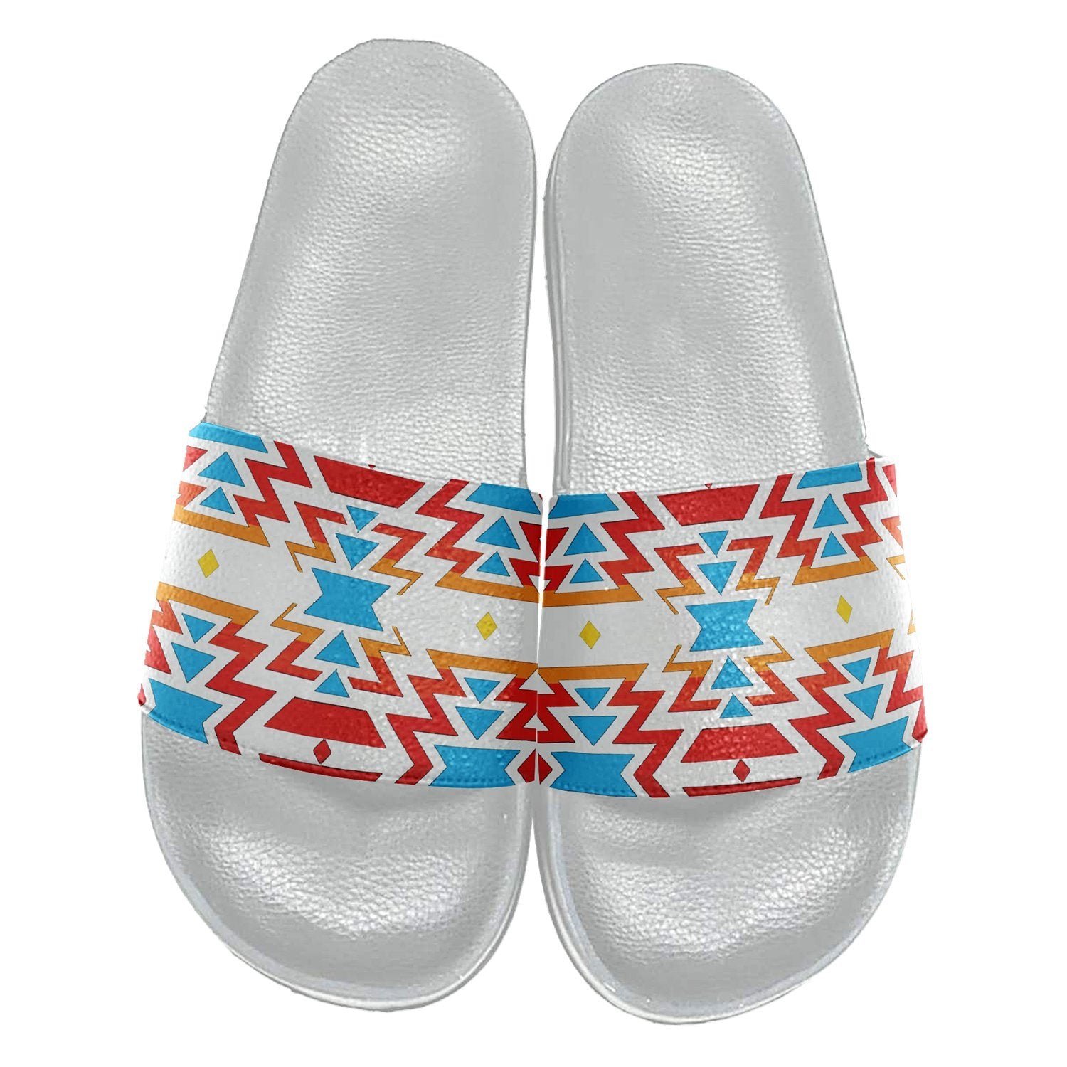 Fire Colors and Sky Slide Sandals 49 Dzine