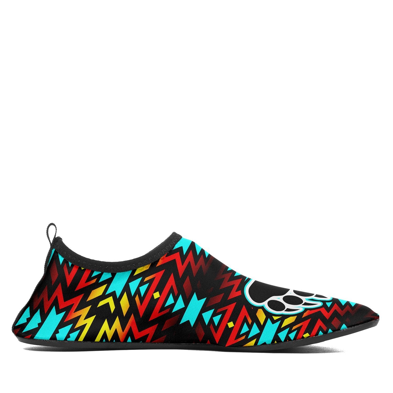 Fire Colors and Turquoise Bearpaw Sockamoccs Slip On Shoes 49 Dzine