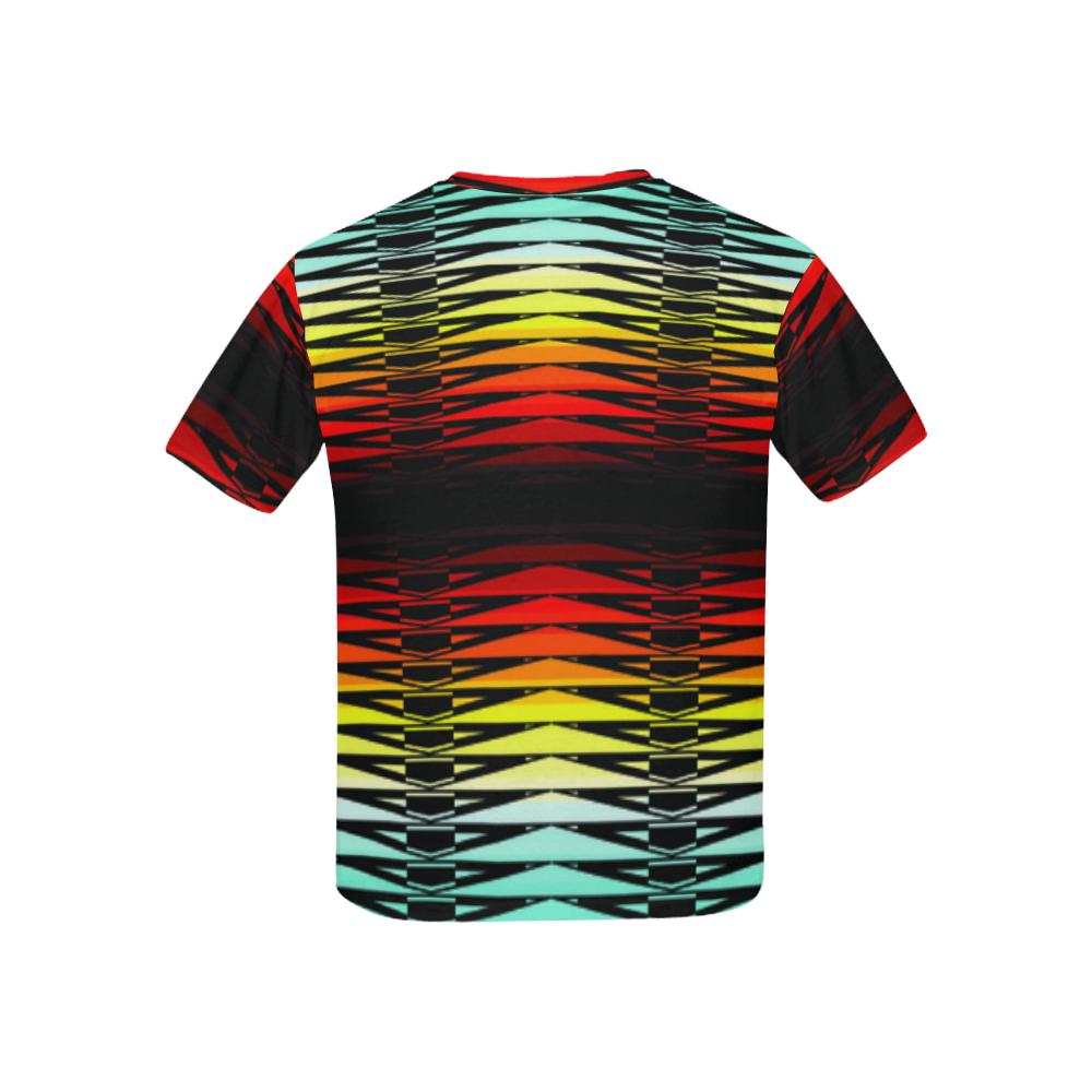 Fire Rattler All Over Print T-shirt for Kid (USA Size) (Model T40) All Over Print T-shirt for Kid e-joyer