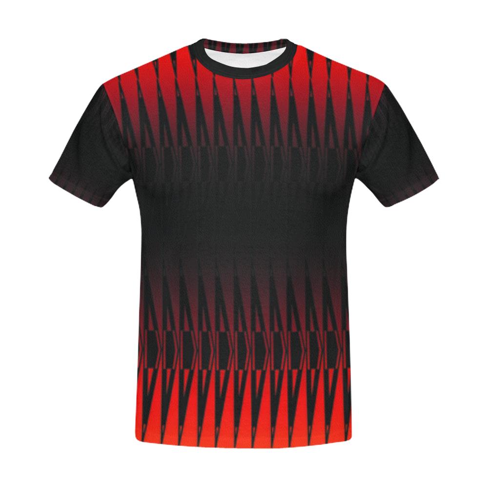 Fire Rattler Horizon All Over Print T-Shirt for Men (USA Size) (Model T40) All Over Print T-Shirt for Men e-joyer