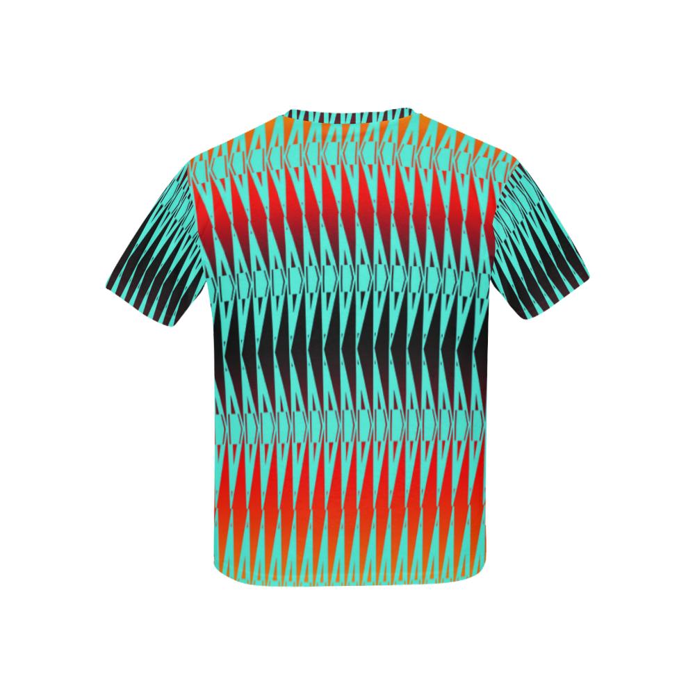 Fire Rattler Sky All Over Print T-shirt for Kid (USA Size) (Model T40) All Over Print T-shirt for Kid e-joyer