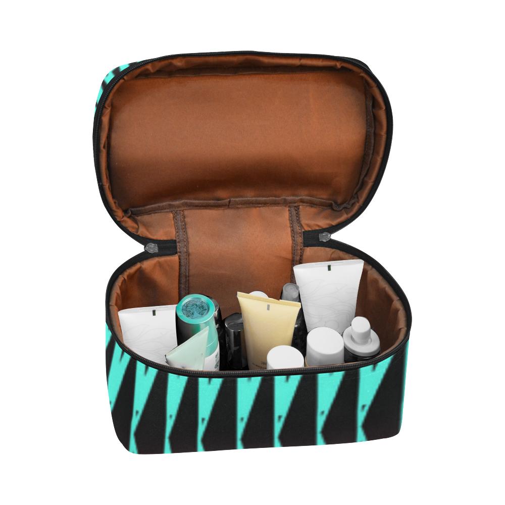 Fire Rattler Sky Cosmetic Bag/Large (Model 1658) Cosmetic Bag e-joyer