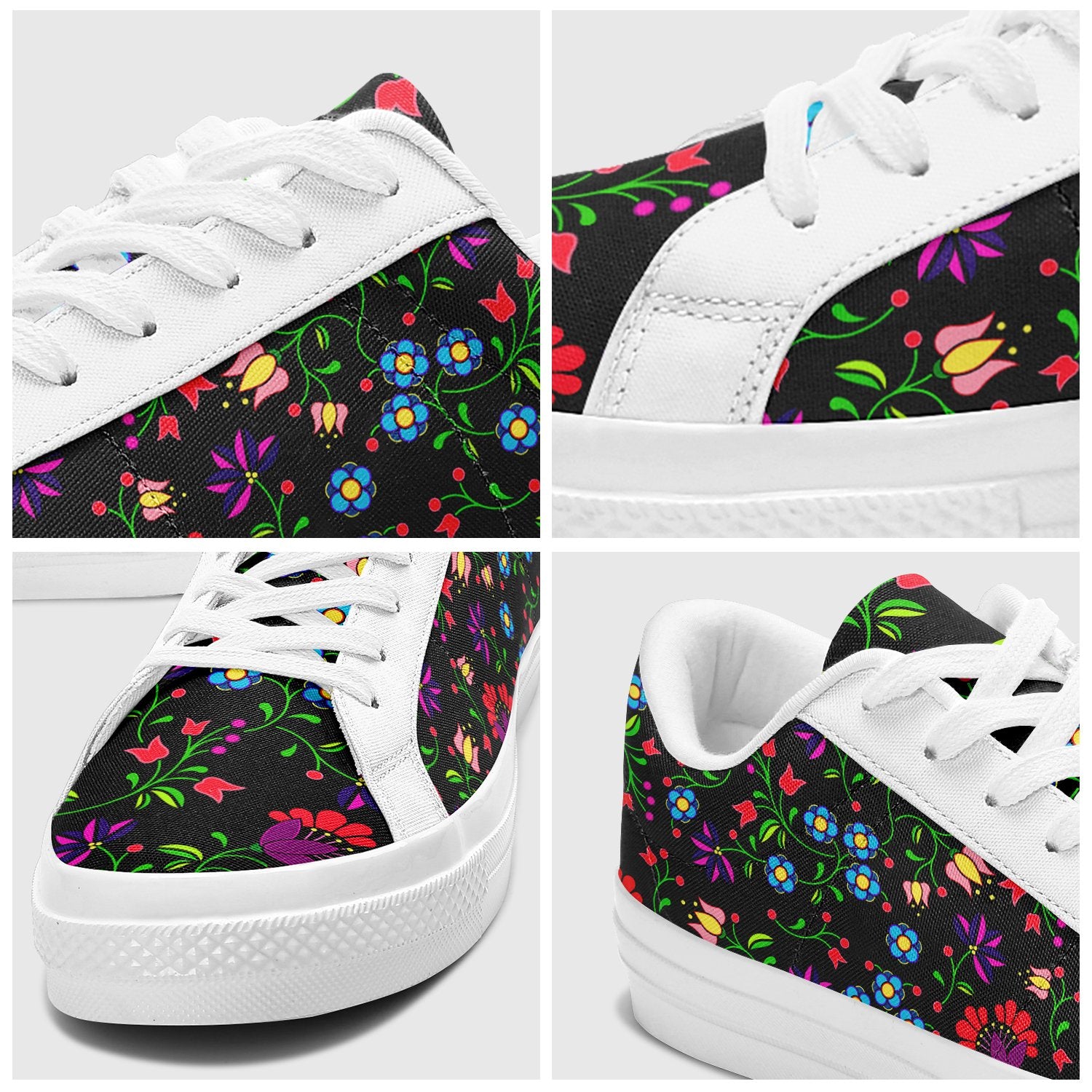Fleur Indigine Aapisi Low Top Canvas Shoes White Sole aapisi Herman