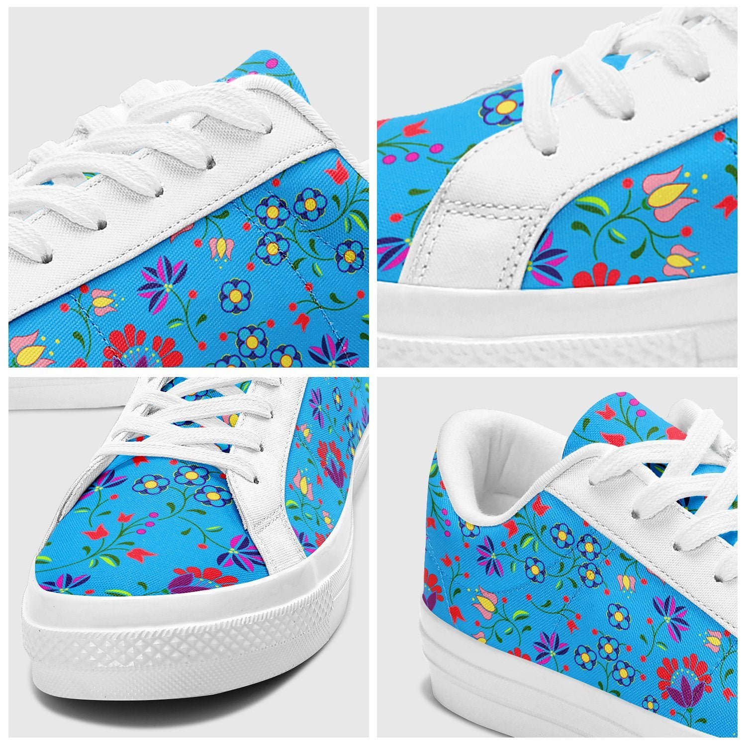 Fleur Indigine Ciel Aapisi Low Top Canvas Shoes White Sole aapisi Herman