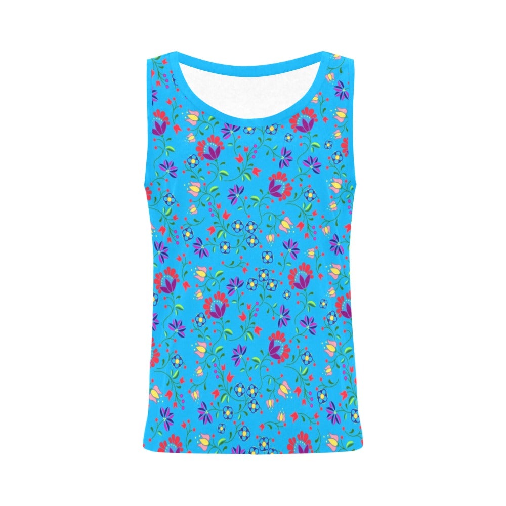 Fleur Indigine Ciel All Over Print Tank Top for Women (Model T43) All Over Print Tank Top for Women (T43) e-joyer