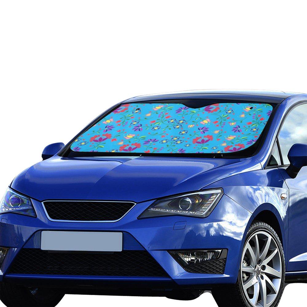 Fleur Indigine Ciel Car Sun Shade 55"x30" Car Sun Shade e-joyer