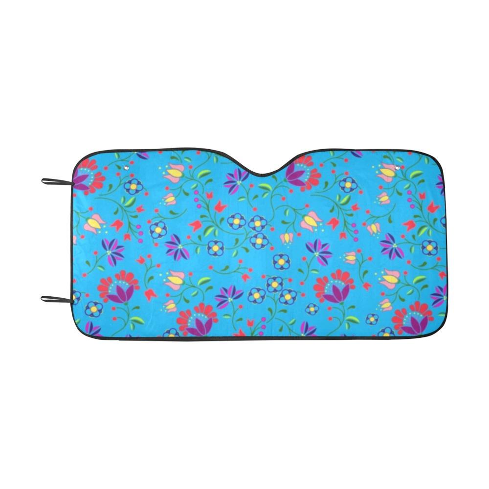 Fleur Indigine Ciel Car Sun Shade 55"x30" Car Sun Shade e-joyer