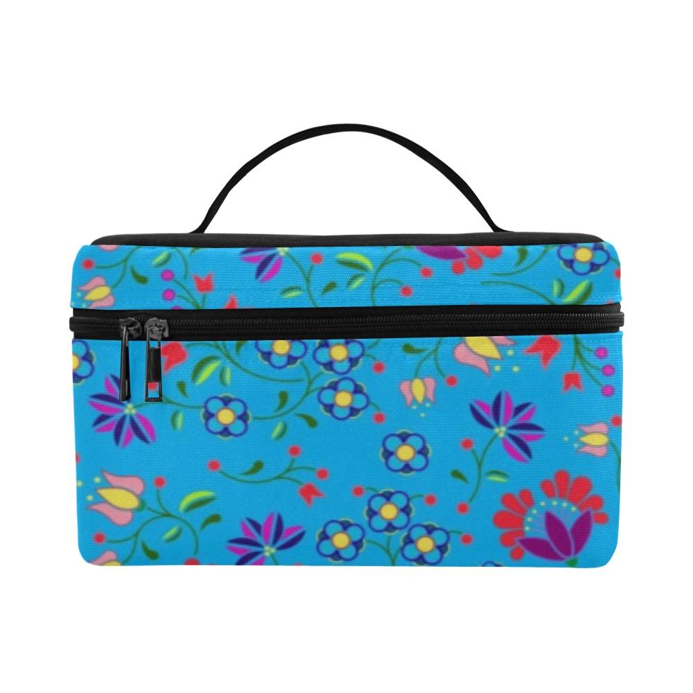 Fleur Indigine Ciel Cosmetic Bag/Large (Model 1658) bag e-joyer