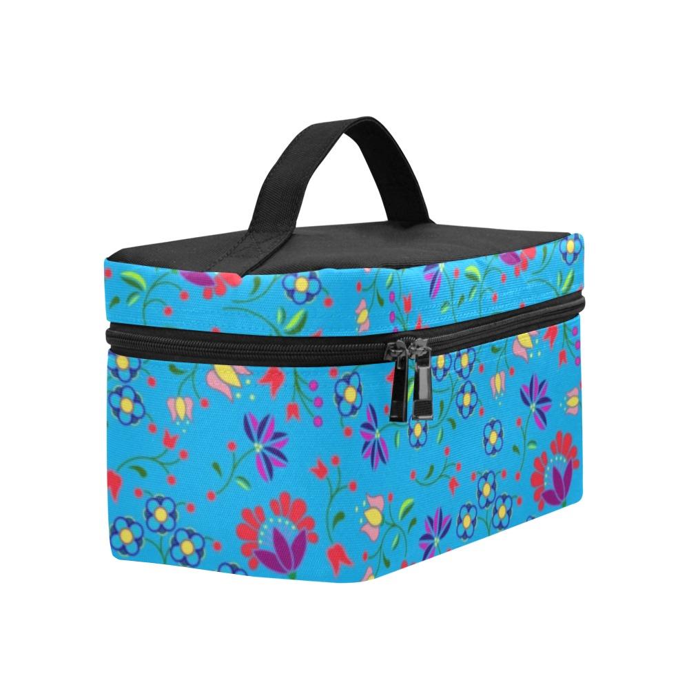 Fleur Indigine Ciel Cosmetic Bag/Large (Model 1658) bag e-joyer