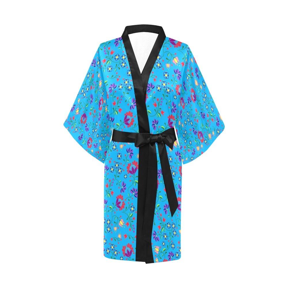 Fleur Indigine Ciel Kimono Robe Artsadd