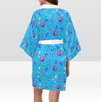 Fleur Indigine Ciel Kimono Robe Artsadd