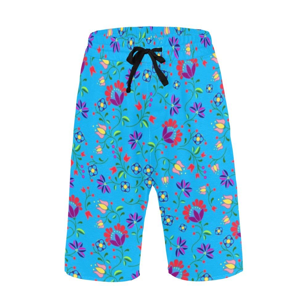 Fleur Indigine Ciel Men's All Over Print Casual Shorts (Model L23) Men's Casual Shorts (L23) e-joyer