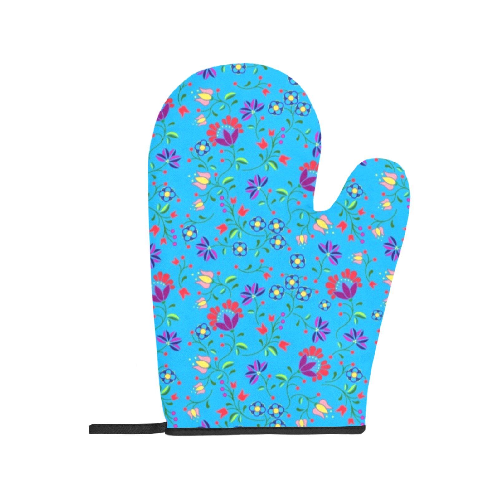Fleur Indigine Ciel Oven Mitt & Pot Holder Oven Mitt & Pot Holder e-joyer