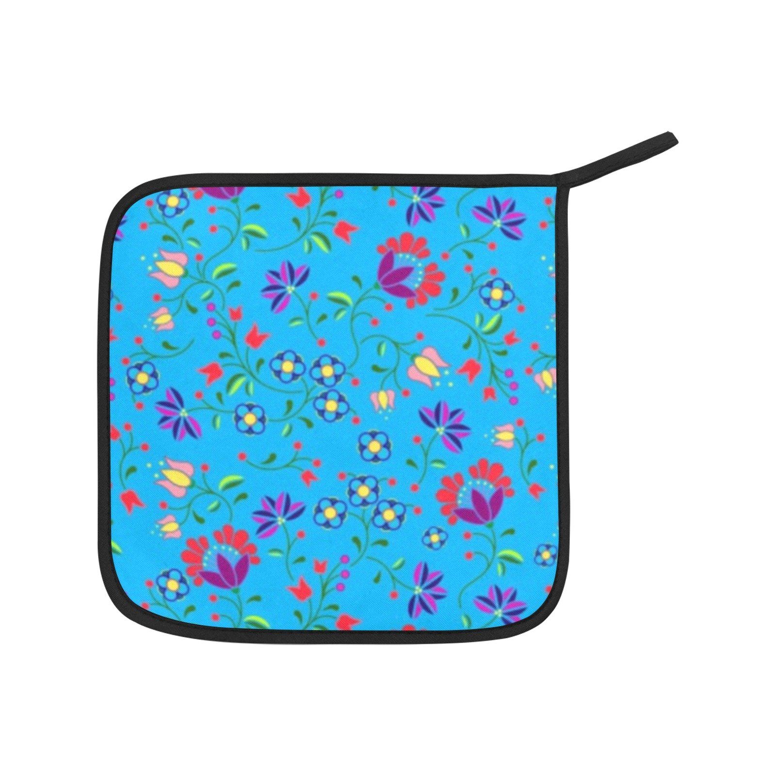 Fleur Indigine Ciel Oven Mitt & Pot Holder Oven Mitt & Pot Holder e-joyer