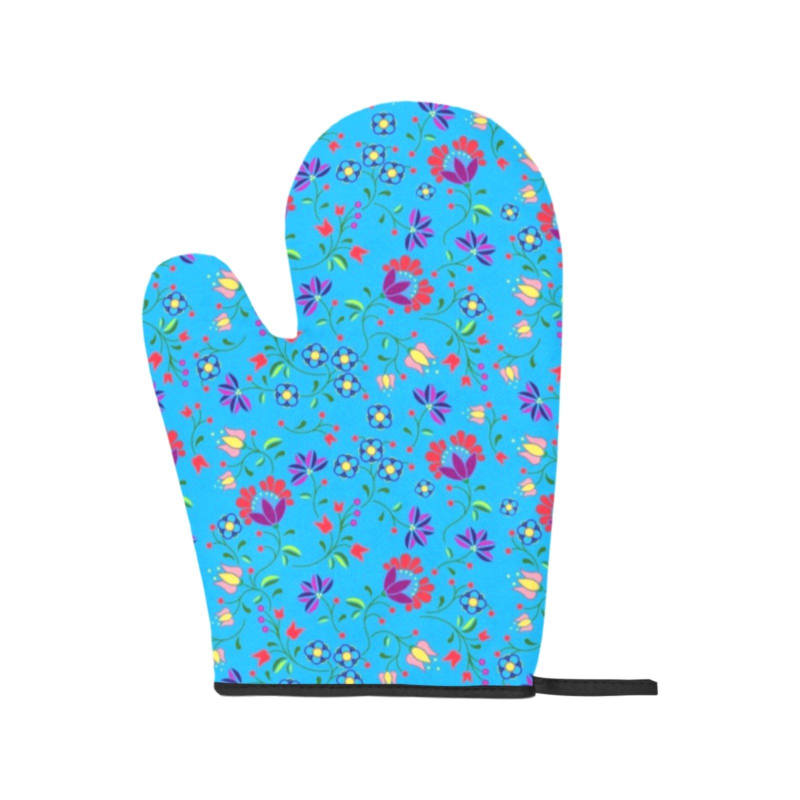 Fleur Indigine Ciel Oven Mitt & Pot Holder Oven Mitt & Pot Holder e-joyer